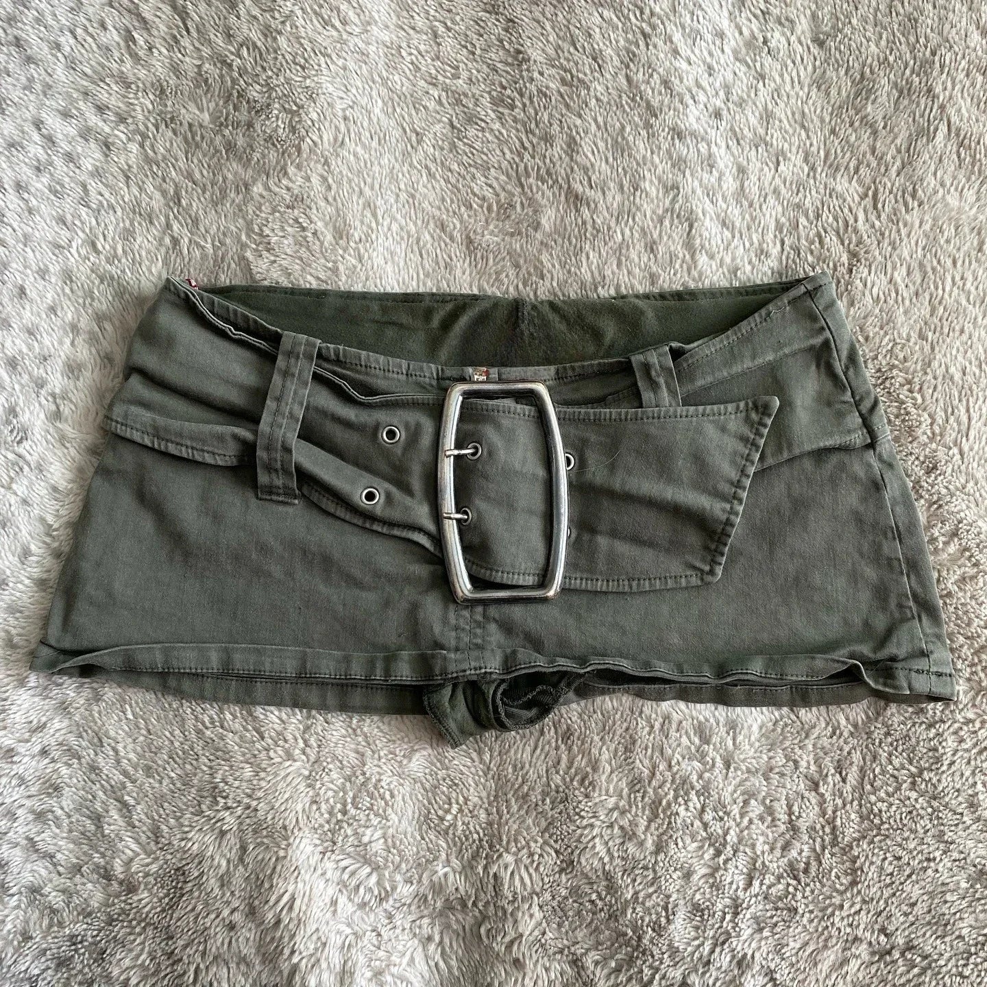 low waist mini denim skirt - Planet Missy