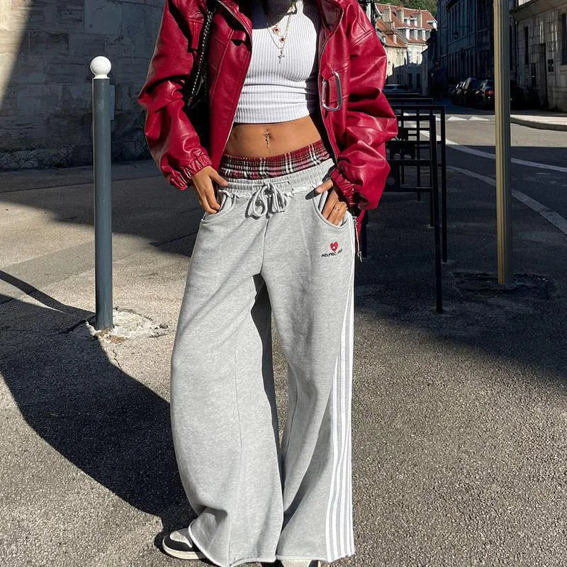 Double Layered Joggers - Planet Missy