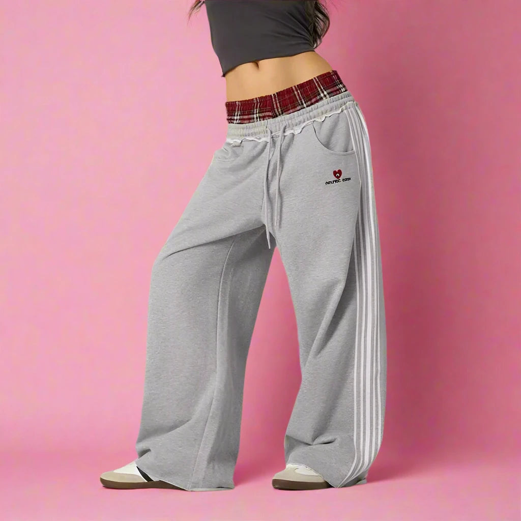 Double Layered Joggers - Planet Missy