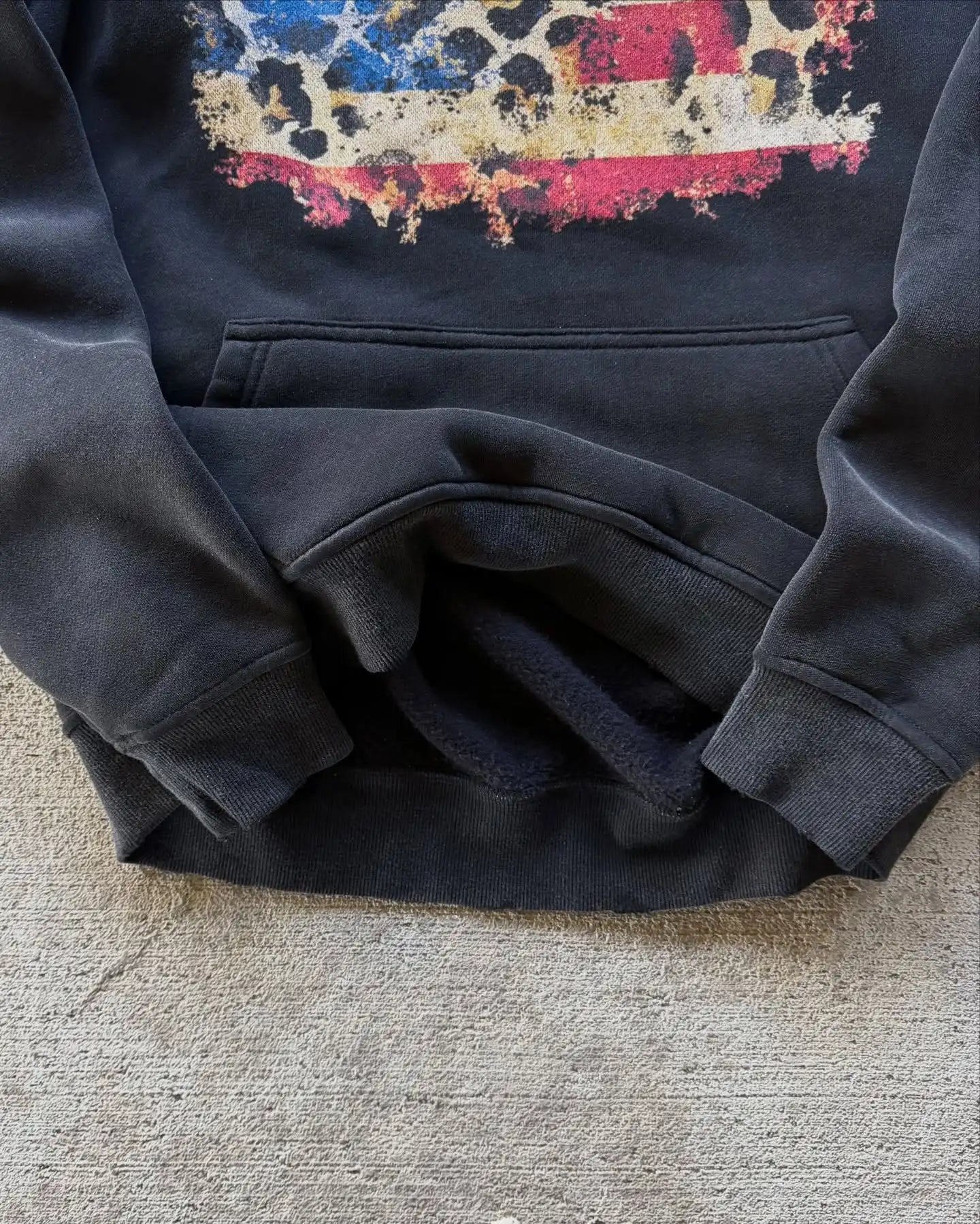 American Star Spotted Banner Hoodies Women Oversized Pullover Sweatshirt Y2k Tops Streetwear Harajuku Couples K Pop Clothes - Planet Missy