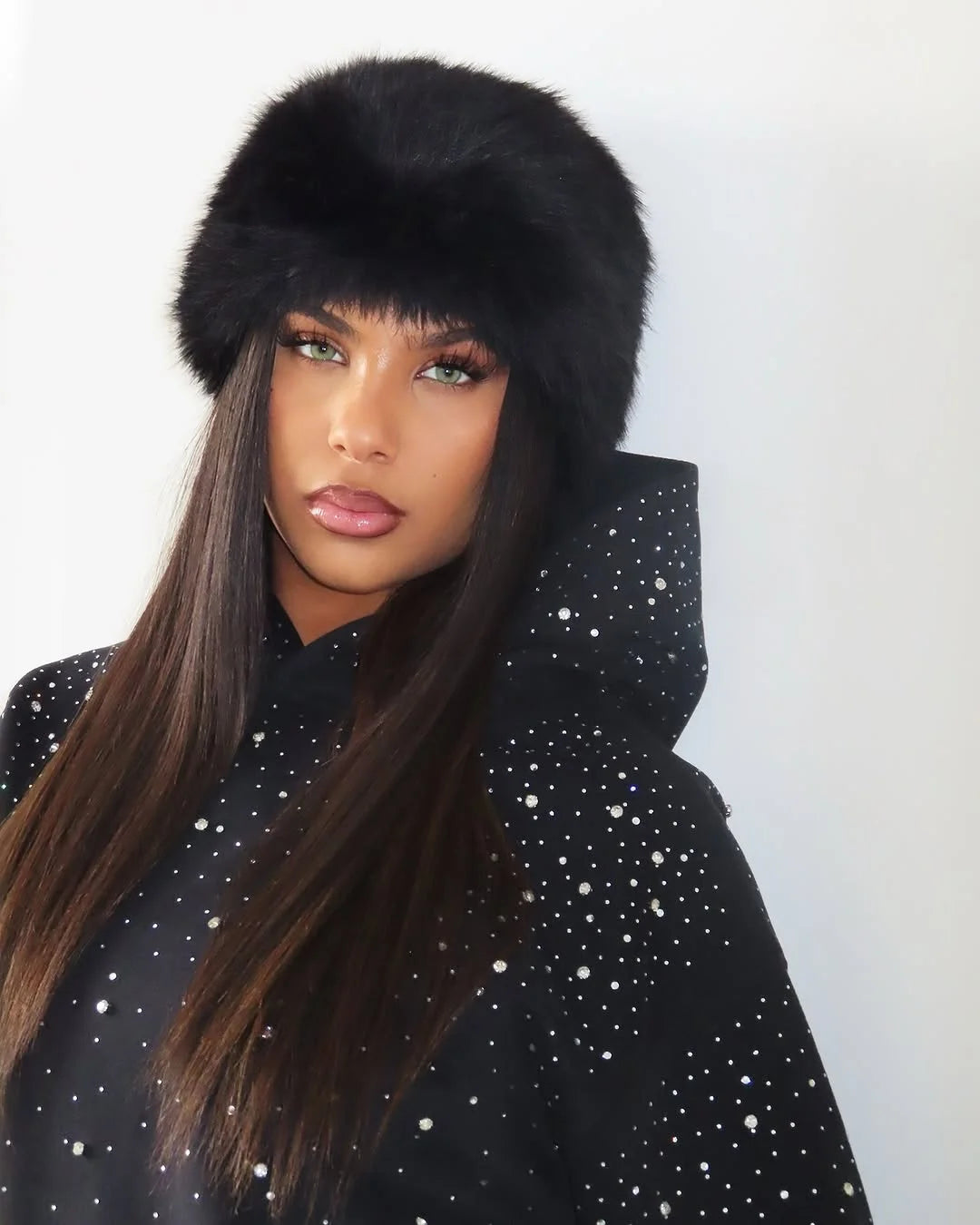 Rhinestone Hoodie - Planet Missy
