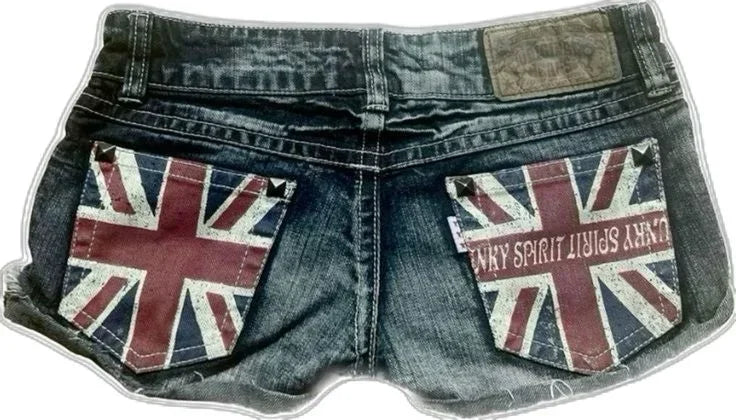 Britain Denim Shorts