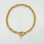 Stainless Carabiner Necklace