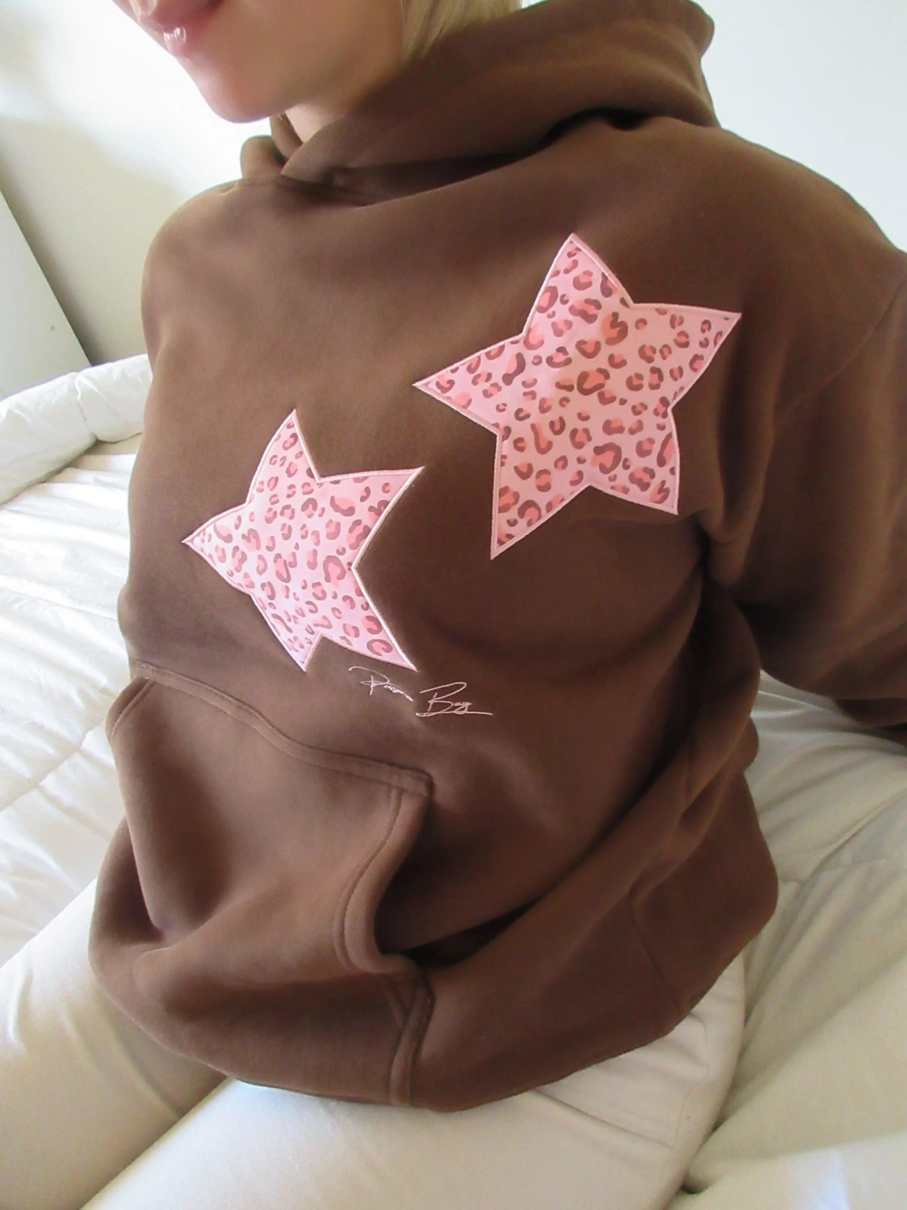 Leopard Star Girl Hoodie
