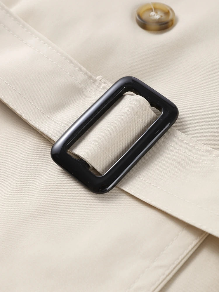 Turtleneck Trench Coat