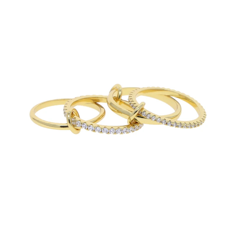 The Luxe Stacked Statement Ring