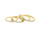 The Luxe Stacked Statement Ring