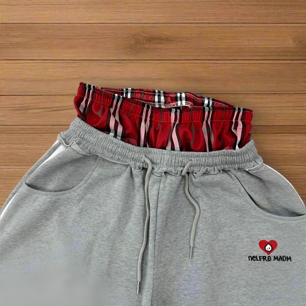 Double Layered Joggers - Planet Missy