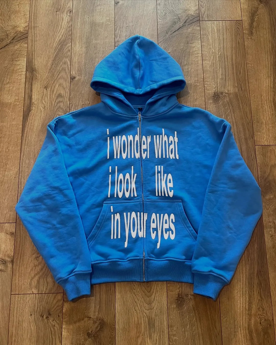 I Wonder What I Look Like In Your Eyes Hoodie - Planet Missy