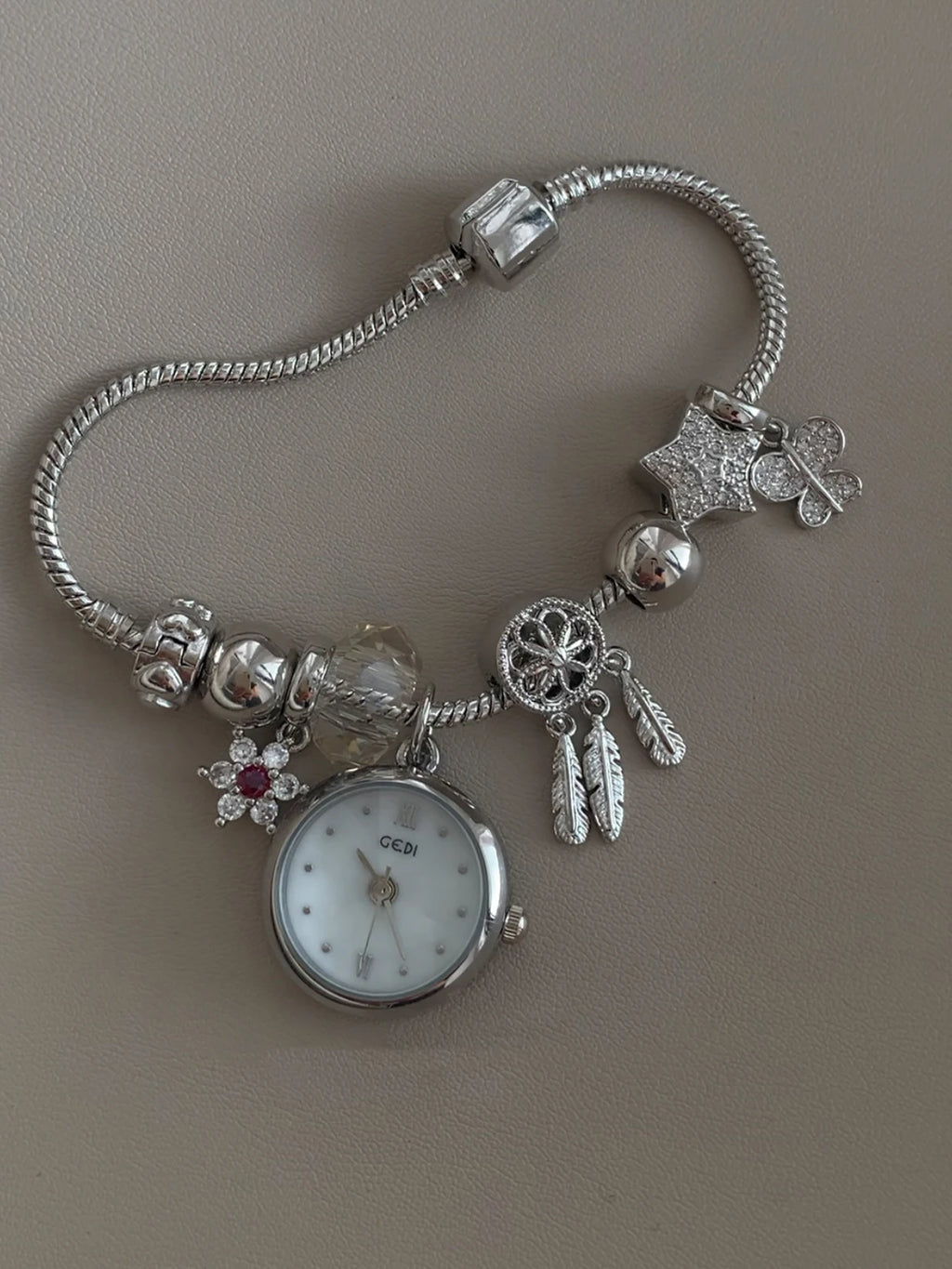 Quartz Bear Bracelet