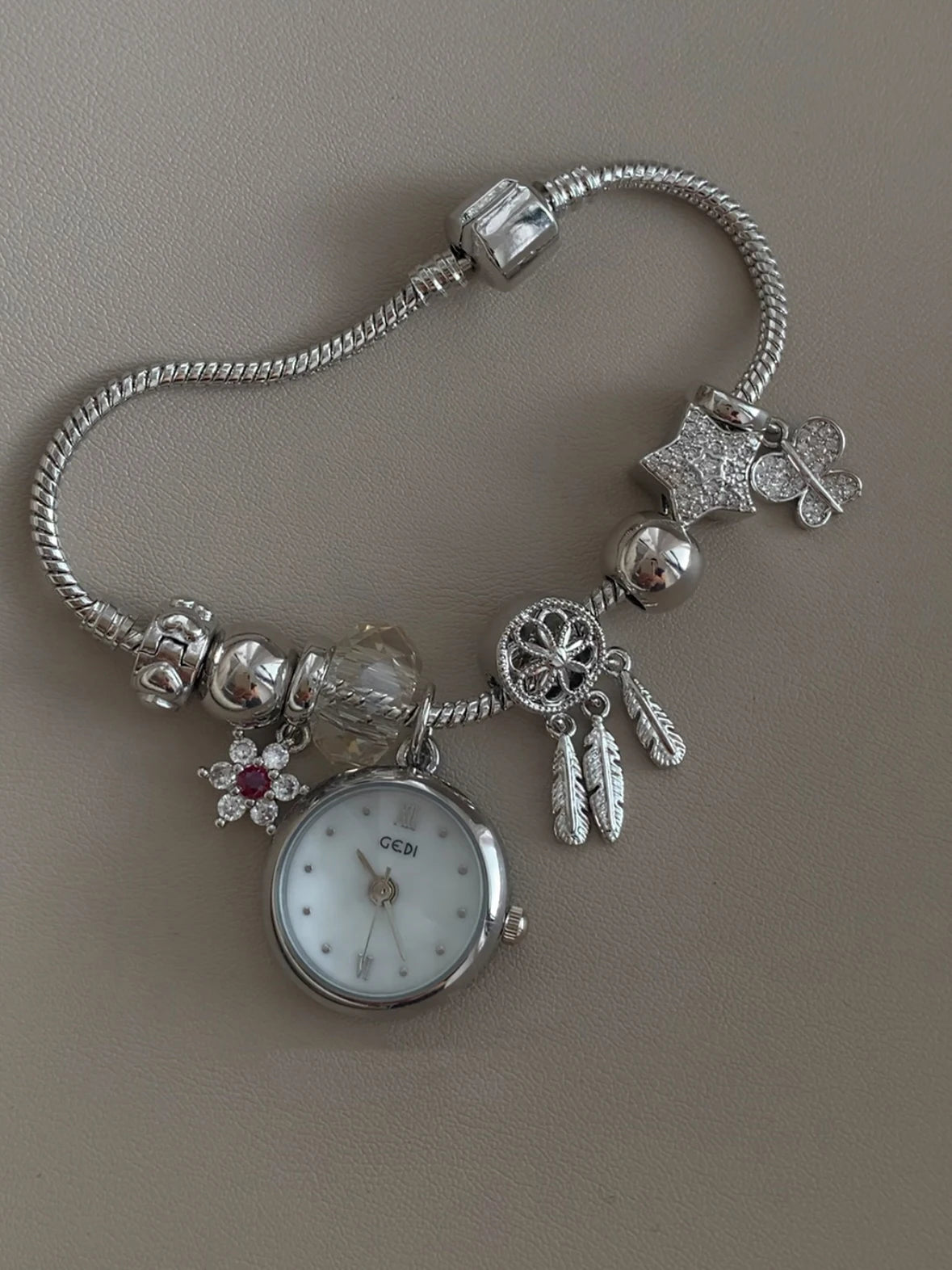 Quartz Bear Bracelet