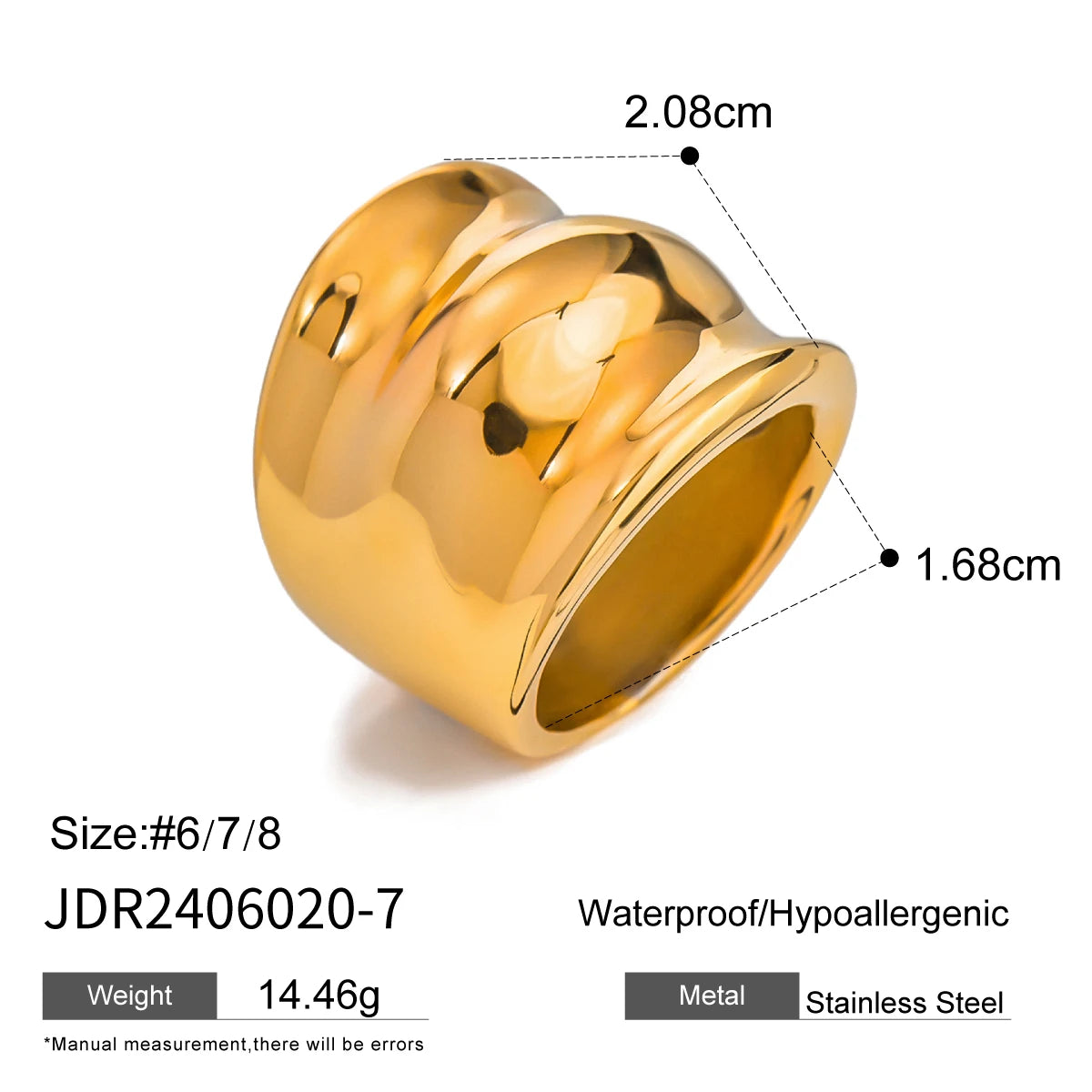 Stud Waterproof Rings