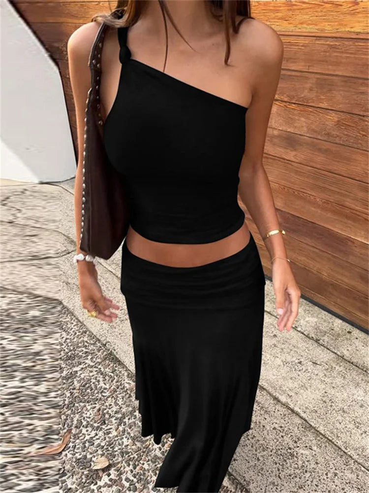 Pleated 2 Piece-Set - Planet Missy