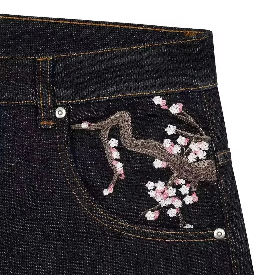 Cherry Blossom Jeans - Planet Missy
