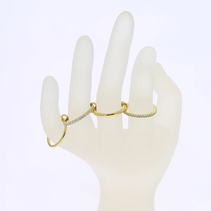 The Luxe Stacked Statement Ring