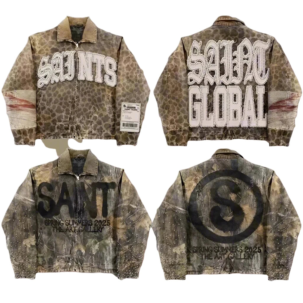 Saints Vintage Bomber Jacket
