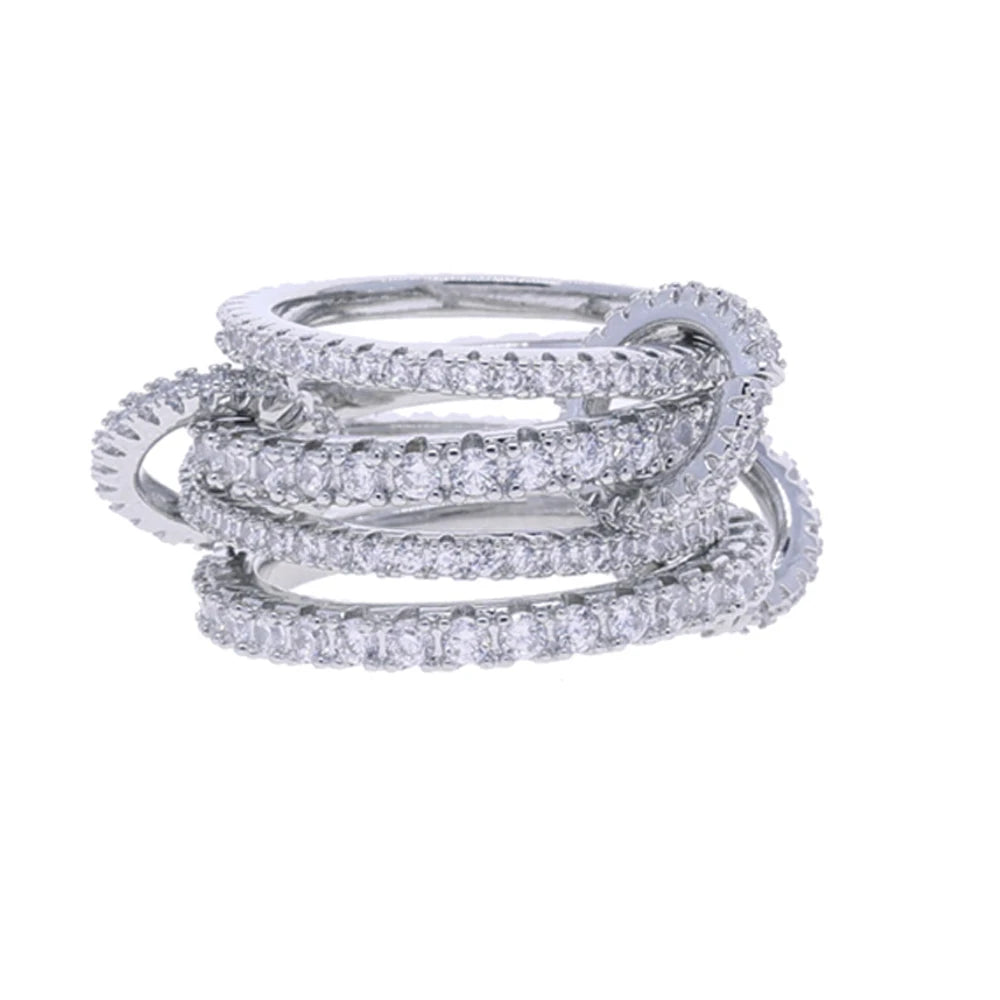 The Luxe Stacked Statement Ring