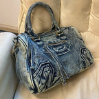 Blue Denim Bag