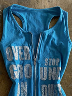 Y2K Zip Graphic Tank Top - Planet Missy
