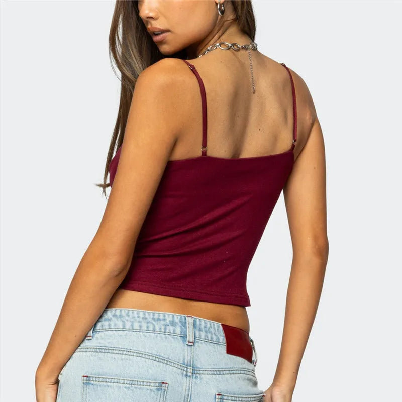 Spaghetti Strap Tank Top - Planet Missy