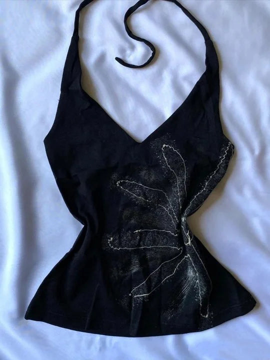 Retro Backless Top - Planet Missy