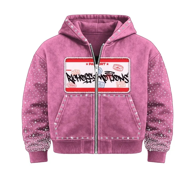 Rhinestone Molly Hoodie