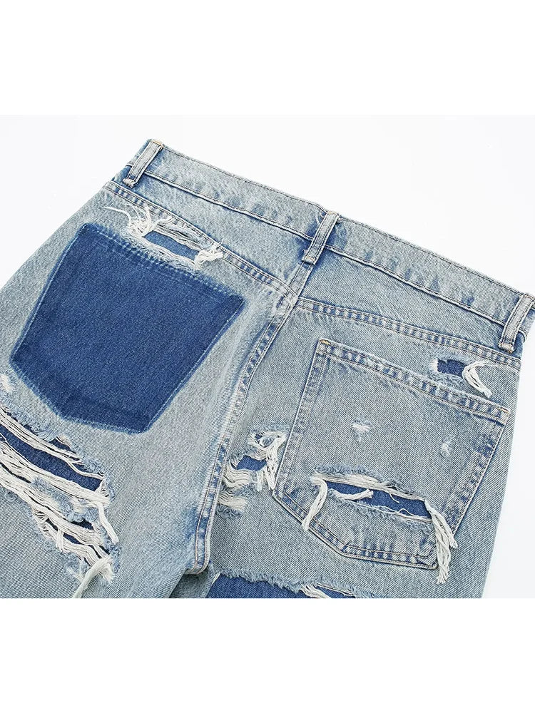 Patchwork Jeans - Planet Missy