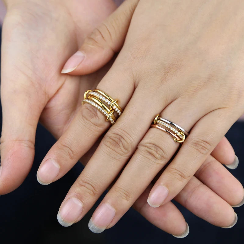 The Luxe Stacked Statement Ring