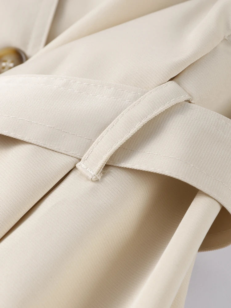 Turtleneck Trench Coat - Planet Missy