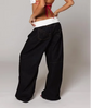 Fold over jeans