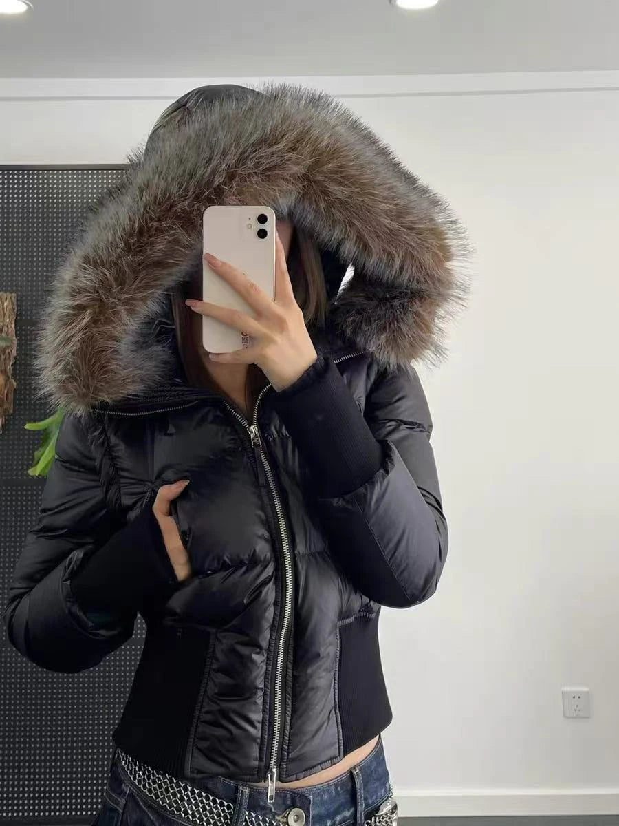 Chaqueta de invierno con parkas desmontables