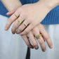 The Luxe Stacked Statement Ring