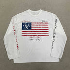American Streetwear Long Sleeve Top - Planet Missy