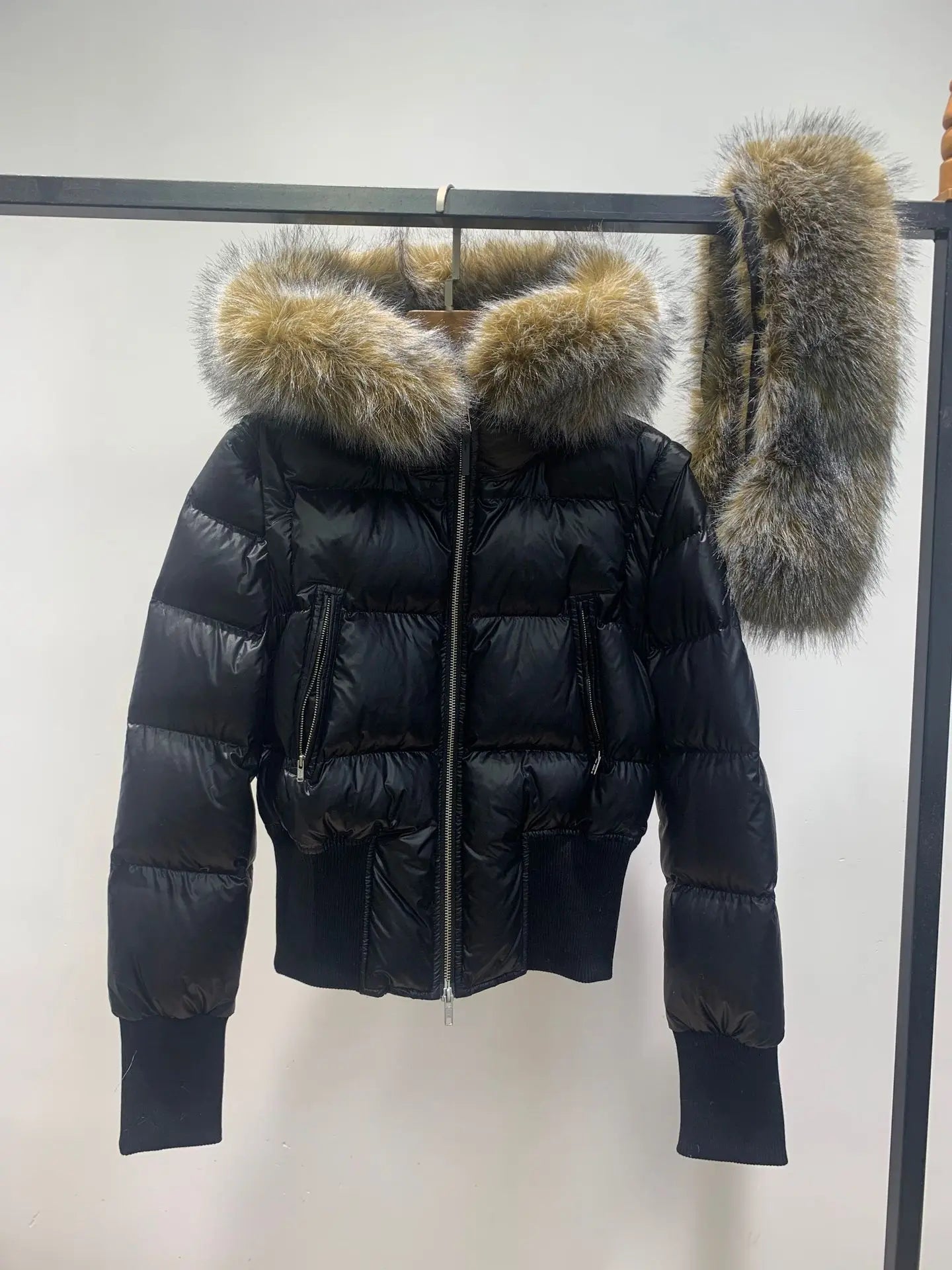 Chaqueta de invierno con parkas desmontables