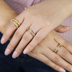 The Luxe Stacked Statement Ring