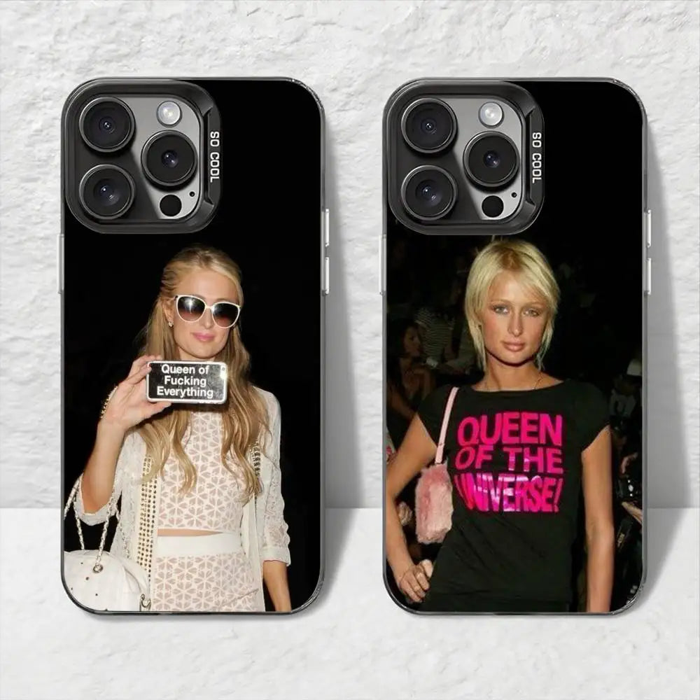 Paris Hilton Got Blow Phone Case For IPhone 11 12 13 14 15 16Pro Max Plus Protect Plating Phone Cover - Planet Missy