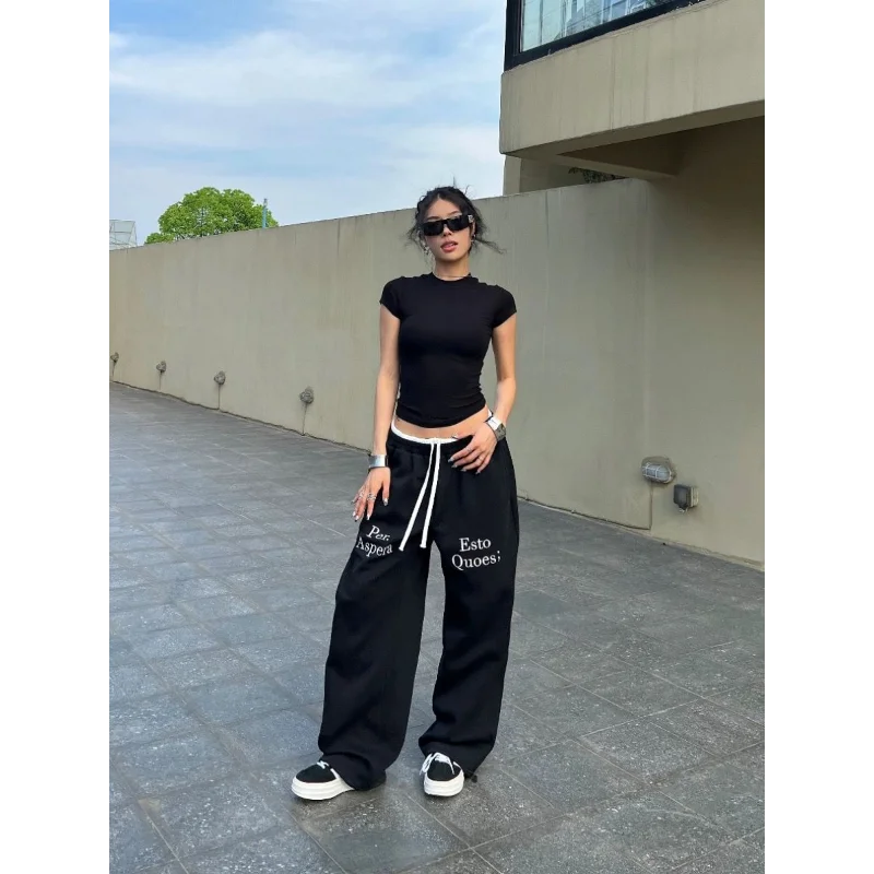 Double Waist Patchwork Pants