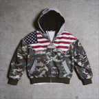 New retro hip hop camouflage patchwork flag men hoodie y2k streetwear casual goth loose hoodie for men and women - Planet Missy