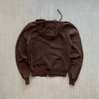 Brown Zip Up Hoodie
