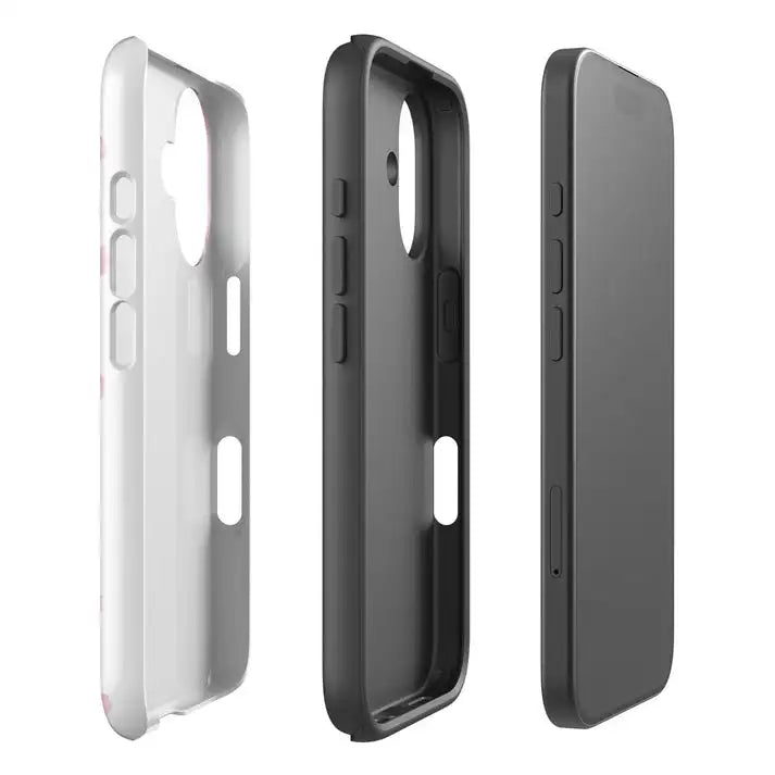 Korea INS English Amore Phone Case for iPhone 16 15 14 13 12 11 X XS XR XSMAX 7 8 Pro Max Plus Luxury Double-layer Back Cover - Planet Missy