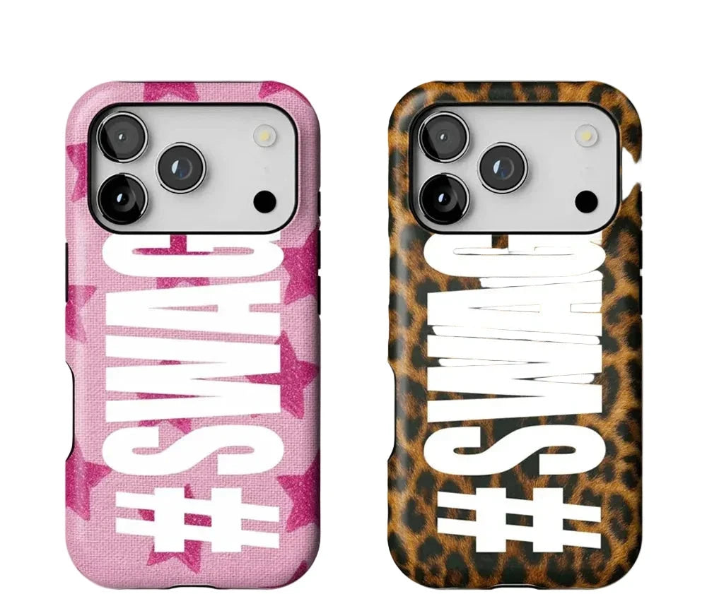 Phone Case for iPhone 17 16 15 14 13 12 11 X XS XR XSMAX 7 8 Air Pro Max Plus Luxury Leopard Swag Double-layer Back Cover - Planet Missy