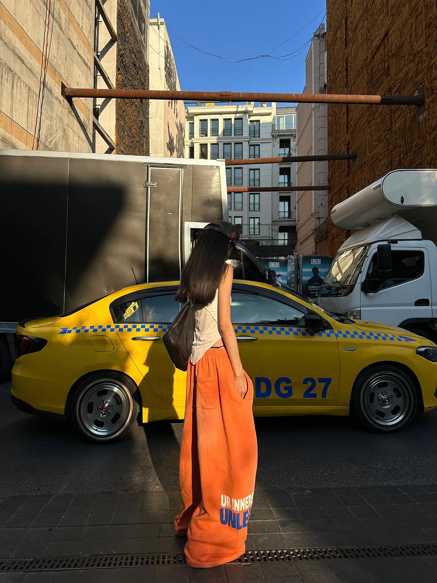 Blaze Letter Wide-Leg Joggers