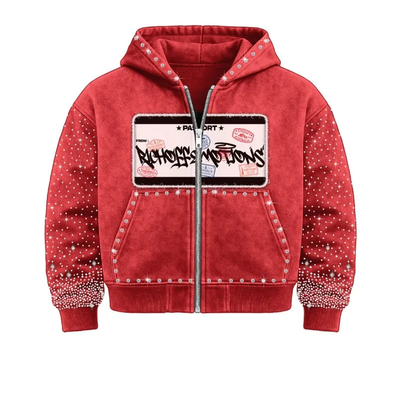 Rhinestone Molly Hoodie