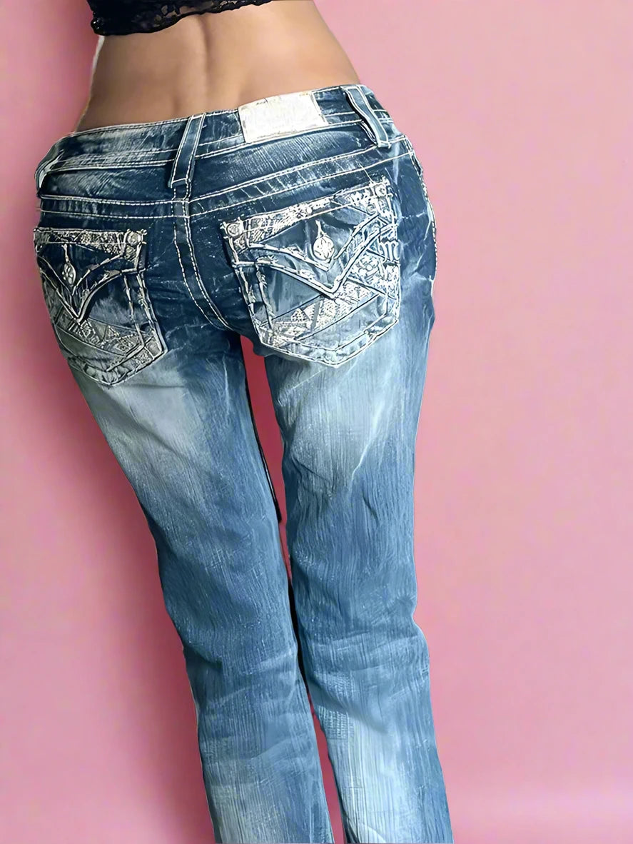 Y2K Low Waist Baggy Jeans