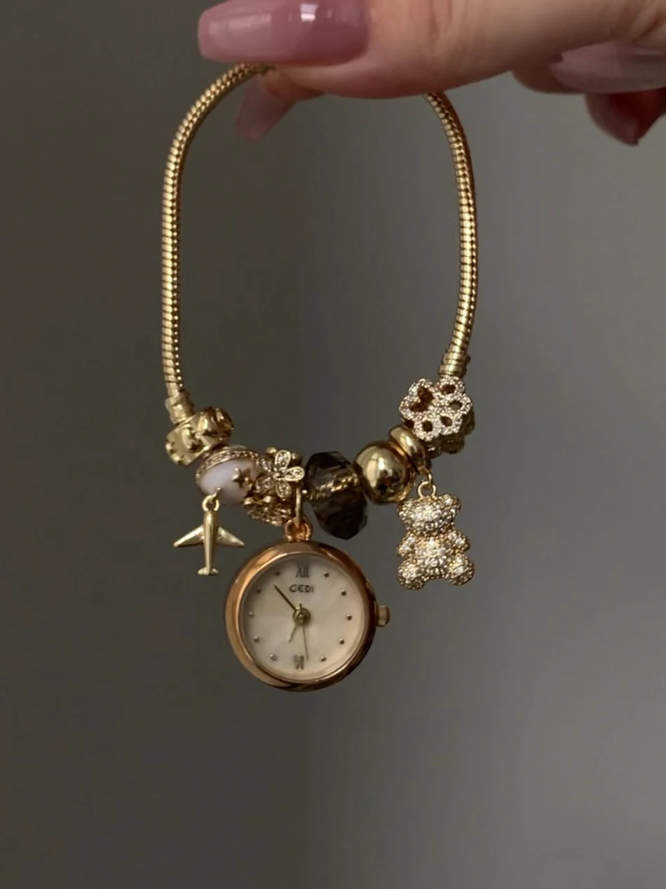 Quartz Bear Bracelet