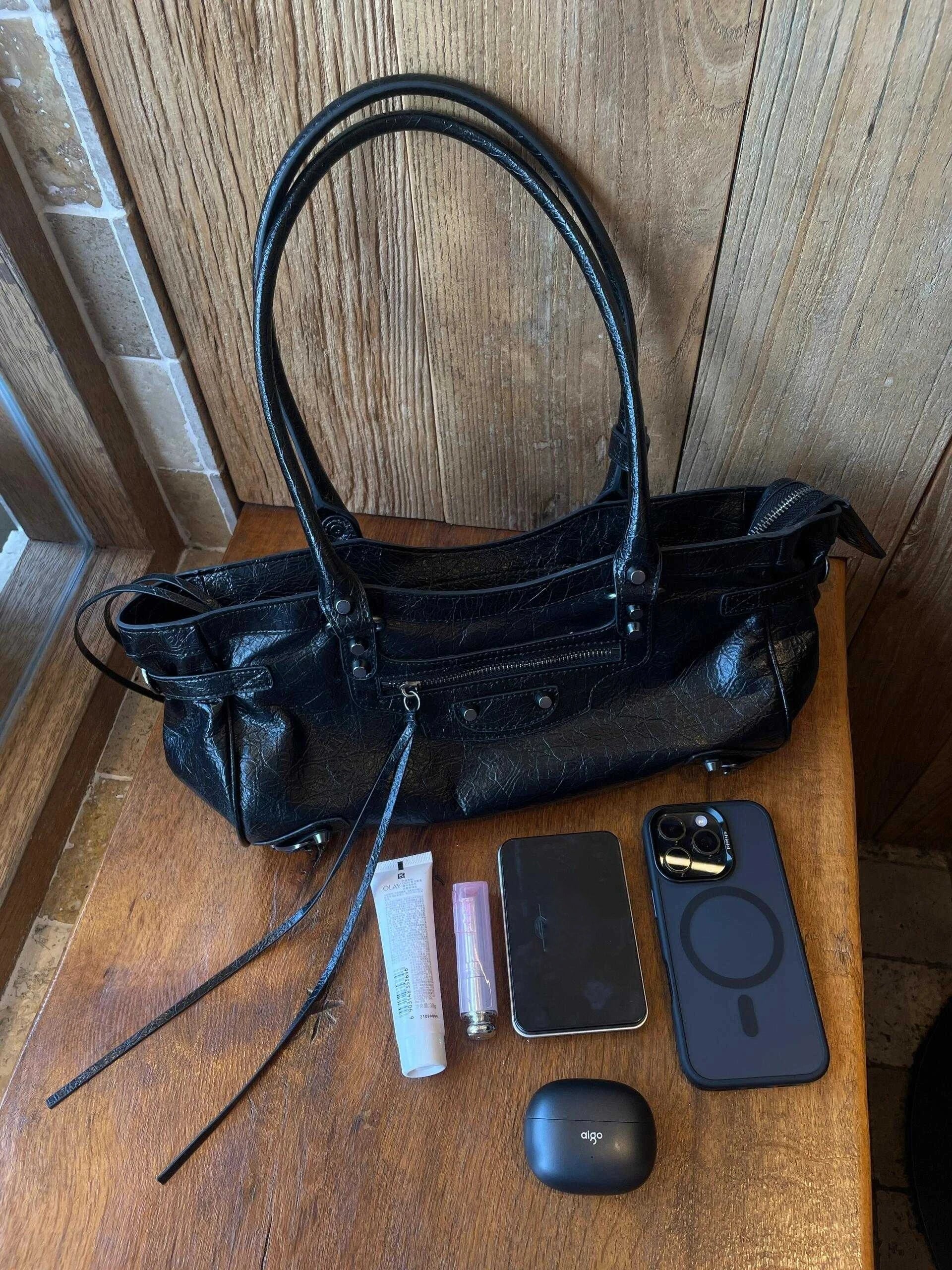 Leather Motorcycle Bag