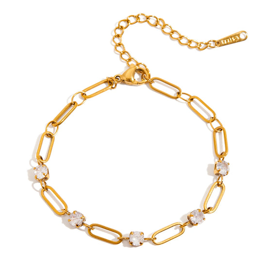 18K Gold Color Plated Stainless Steel Chain