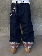 UK Flag Baggy Jeans