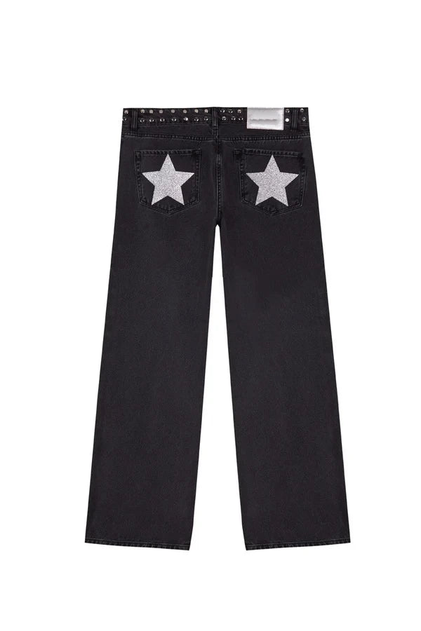 Star Print Jeans