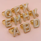 Chunky Letter Rings